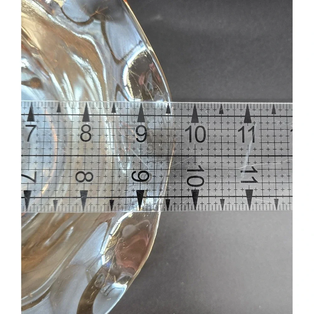 Vtg Jeannette Floragold Glass Bowl 9.5